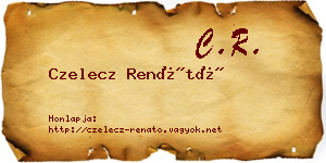 Czelecz Renátó névjegykártya